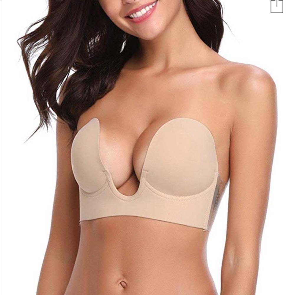 Mitaloo push-up strapless sticky bra